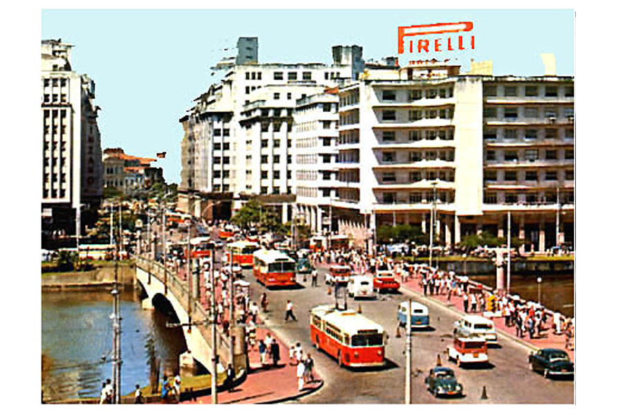 Ônibus elétricos (trolebus) Recife 1960