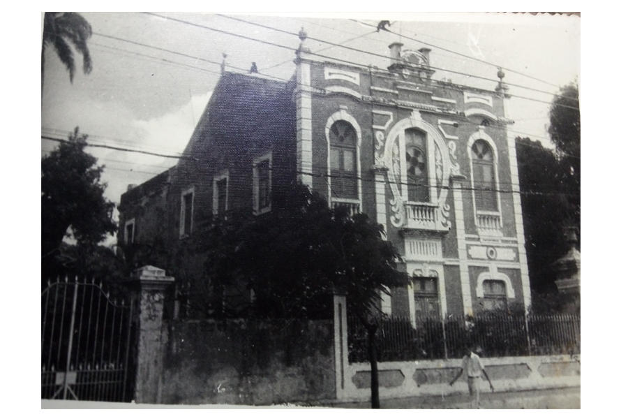 Foto real da casa em 1960